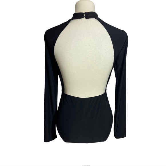 NASTY GAL Open Back Black Bodysuit - Picture 6 of 8